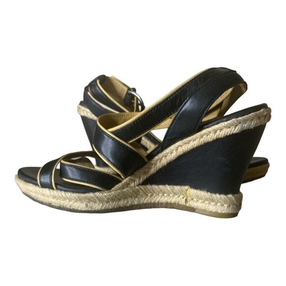 UGG Isabella Wedges Women's Size 8M Strappy Ankle Strap Leather Sandals - Picture 7 of 16